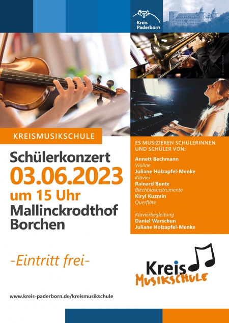 Schülerkonzert der Kreismusikschule Paderborn